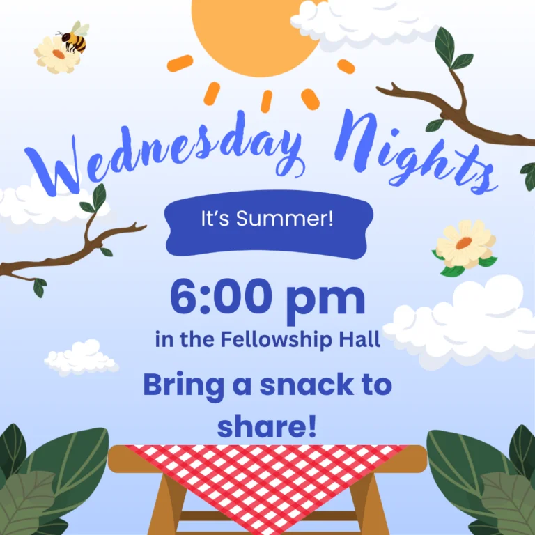 Wednesday Nights Fellowship Hall