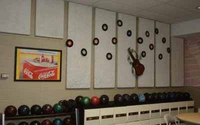 Bowling Alley Route 66 Music Wall